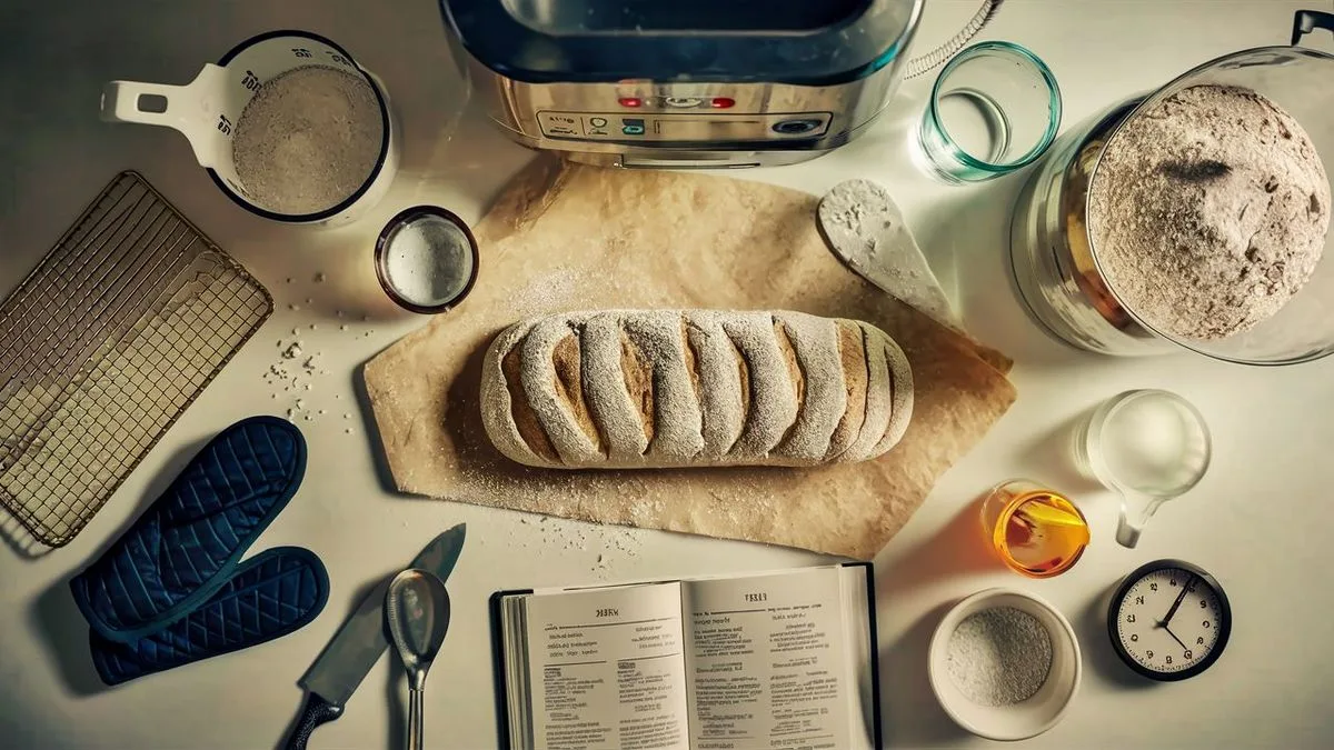 Recept na bezlepkový chleba v pekárně