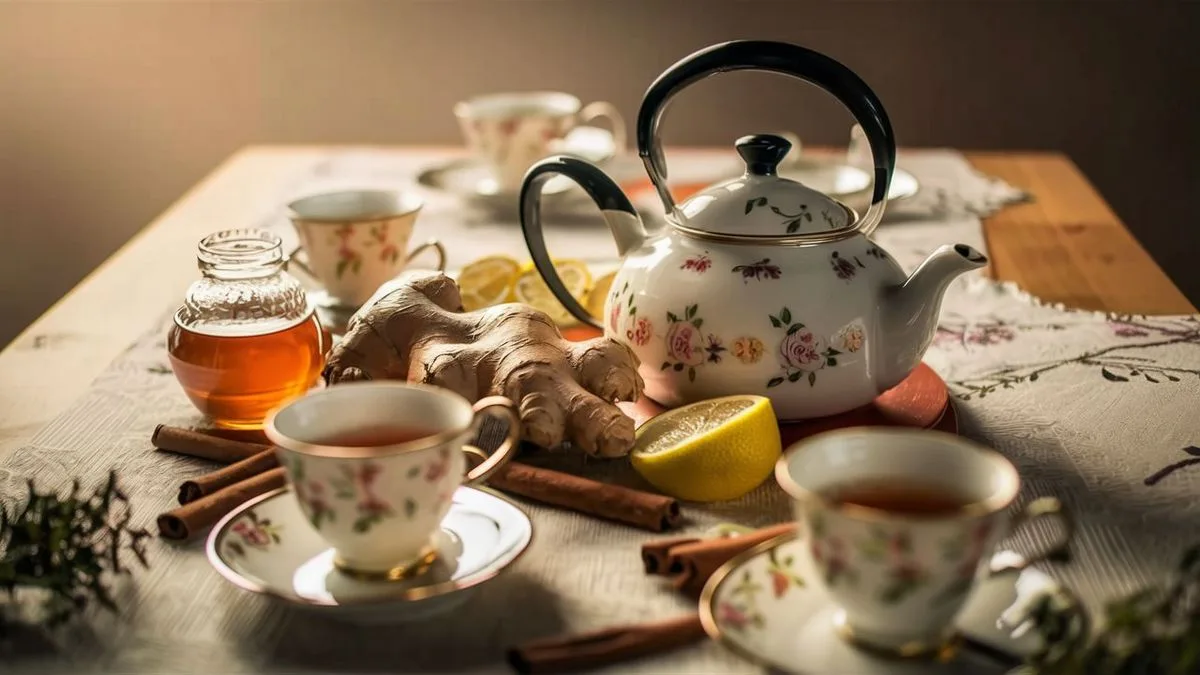 Recept na domácí zázvorový čaj