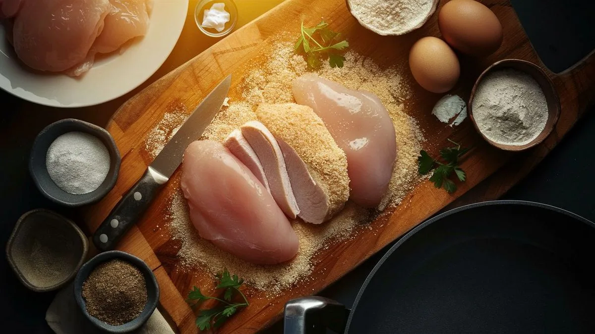 Recept na kuřecí prsní řízky