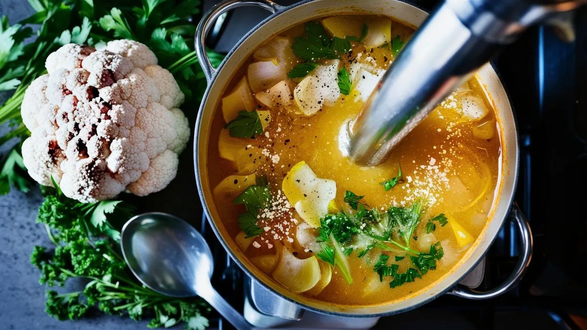 Recept na výbornou květákovou polévku